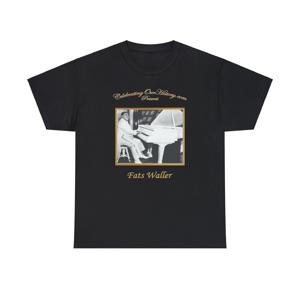 Fats Waller - The Best Of The War Years -  Front and Back Printed Concert Style T-Shirt
