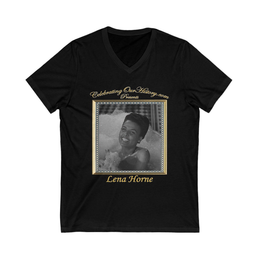 Lena Horne - Cabin in the Sky (1943) - Front and Back Printed Concert Style V-Neck T-Shirt