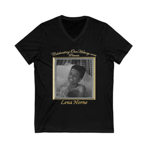 Lena Horne - Cabin in the Sky (1943) - Front and Back Printed Concert Style V-Neck T-Shirt