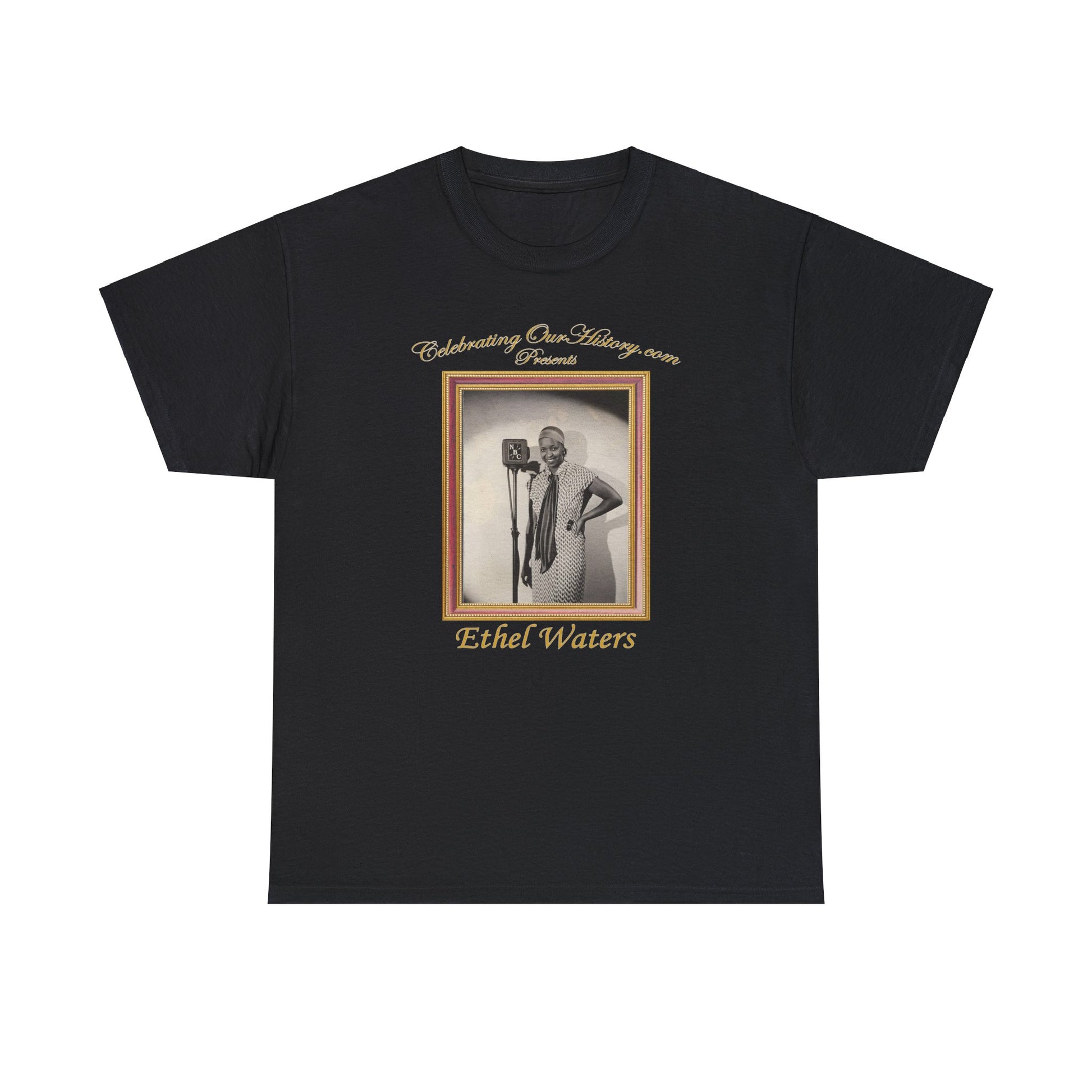 Ethel Waters - Ethel Waters Live -  Front and Back Printed Concert Style T-Shirt