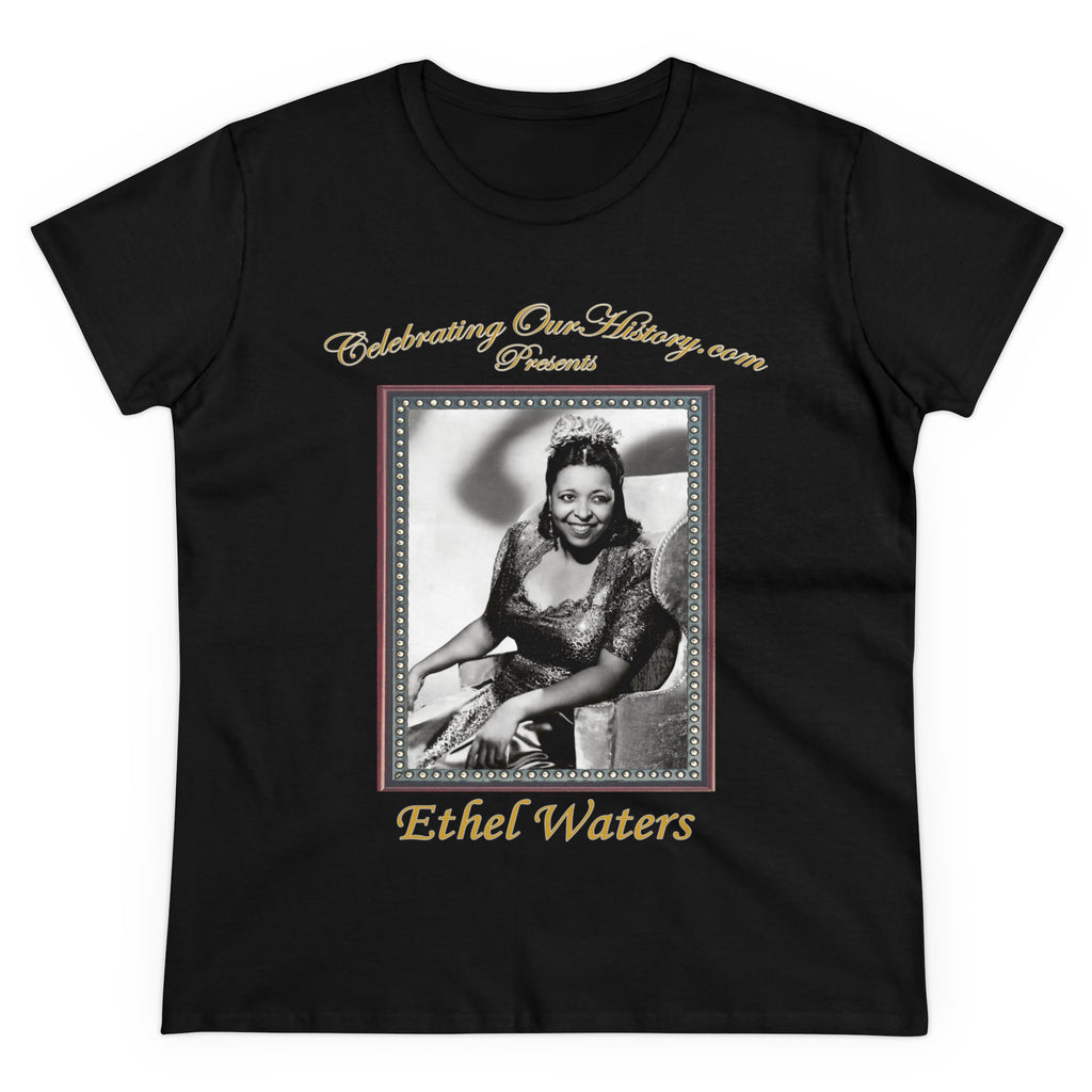 Ethel Waters - Cabin in the Sky (1943) -  Front and Back Printed Concert Style Women's T-Shirt