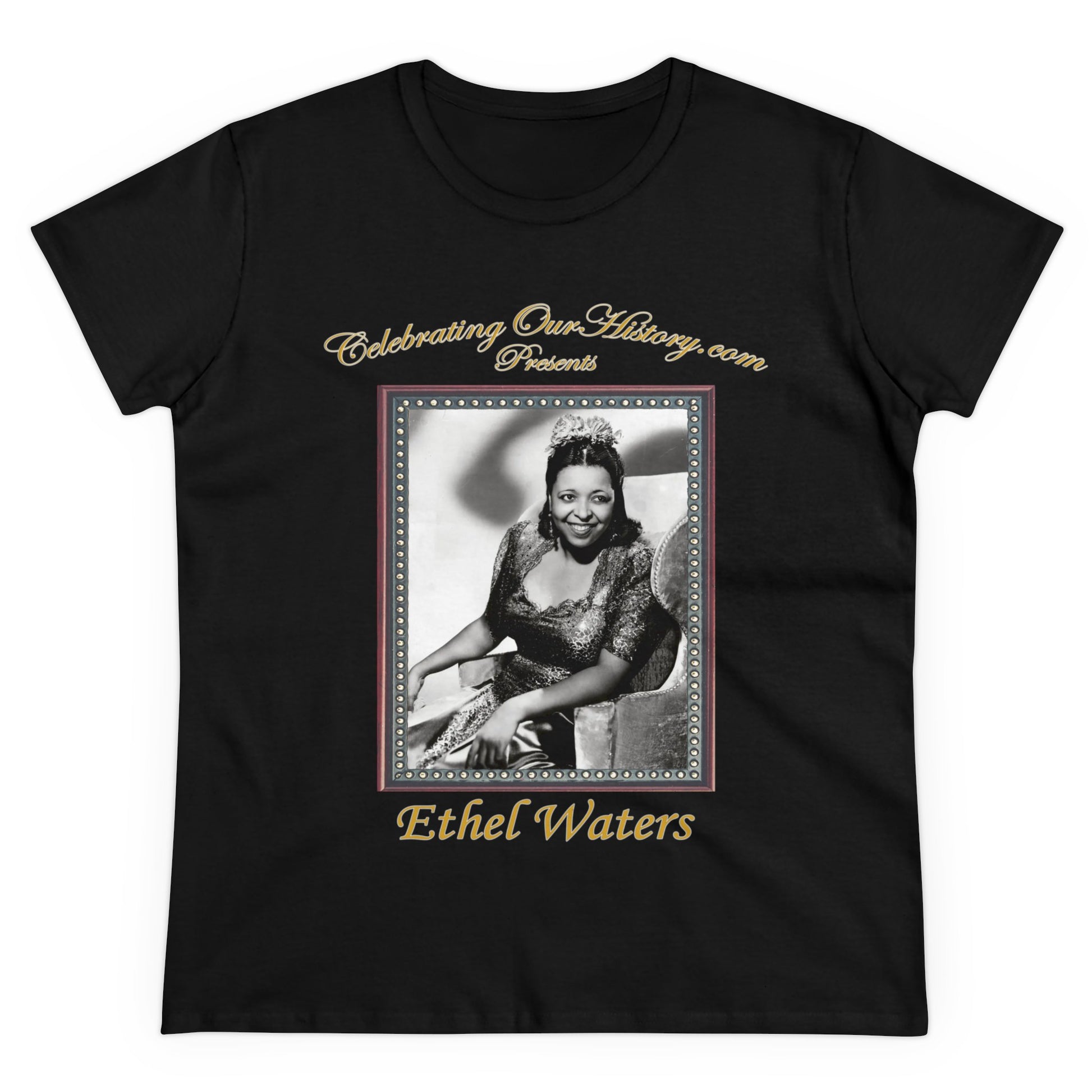 Ethel Waters - Cabin in the Sky (1943) -  Front and Back Printed Concert Style Women's T-Shirt