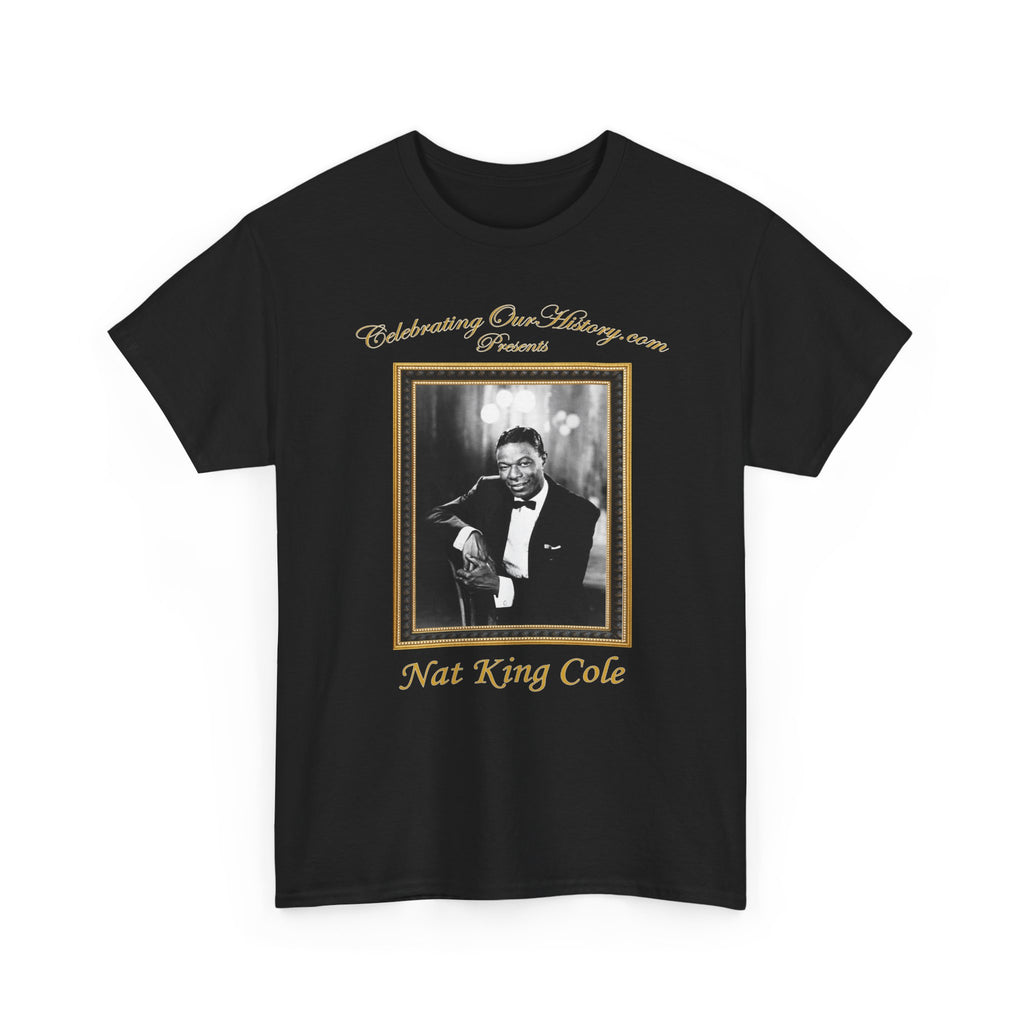 Nat King Cole - St. Louis Blues (1958) Album -  Front and Back Printed Concert Style T-Shirt