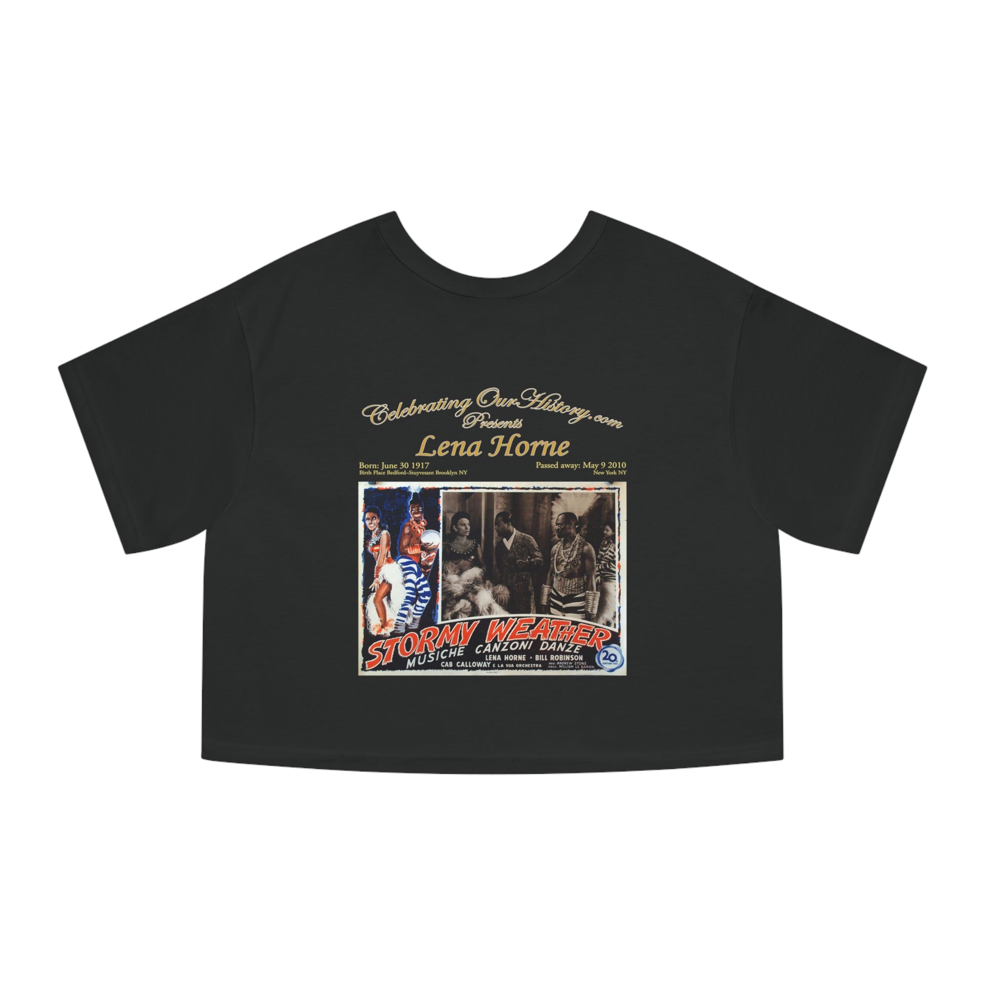 Lena Horne - Stormy Weather (1943) - Women's Crop Tee