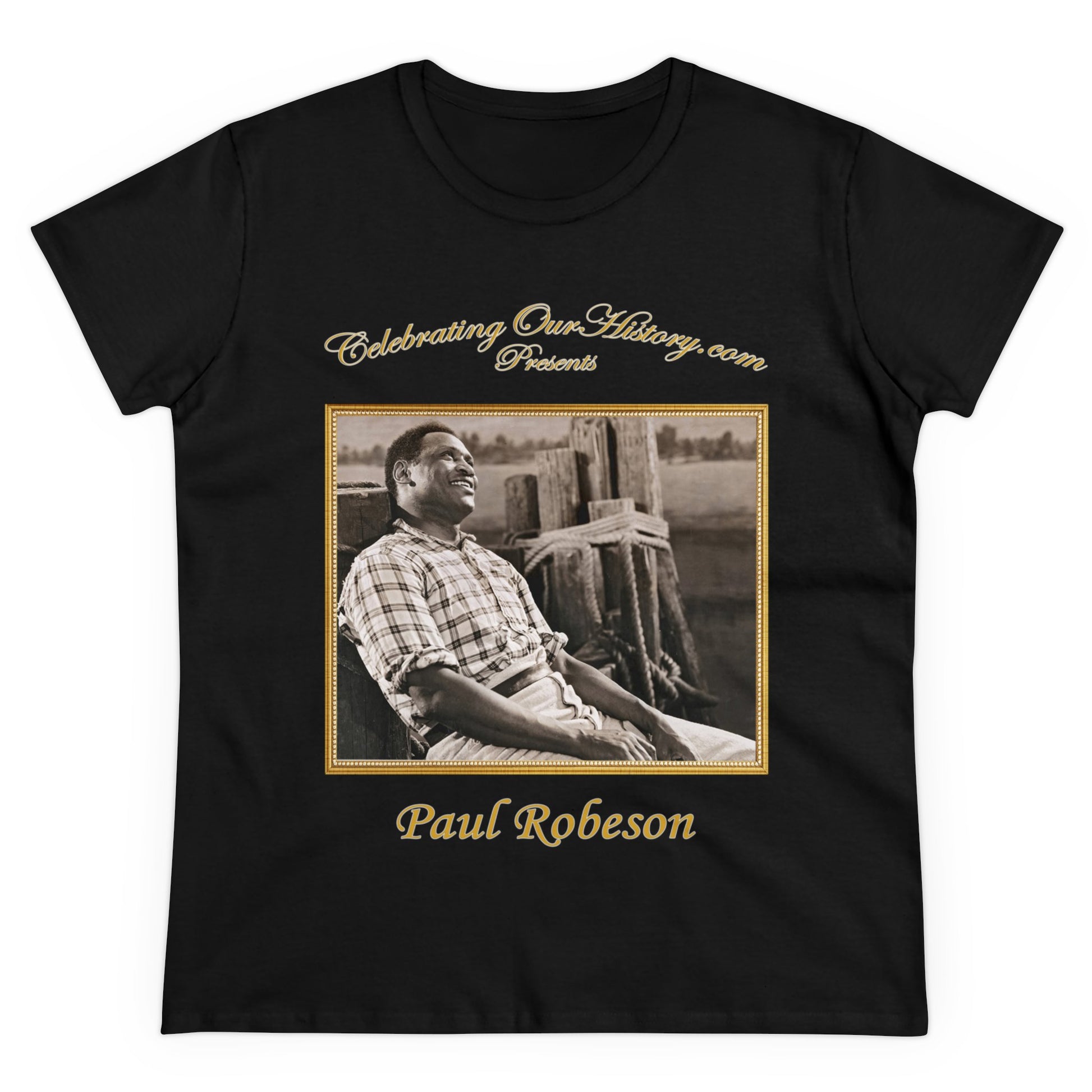 Paul Robeson - Show Boat (1936) -  Front and Back Printed Concert Style Women's T-Shirt
