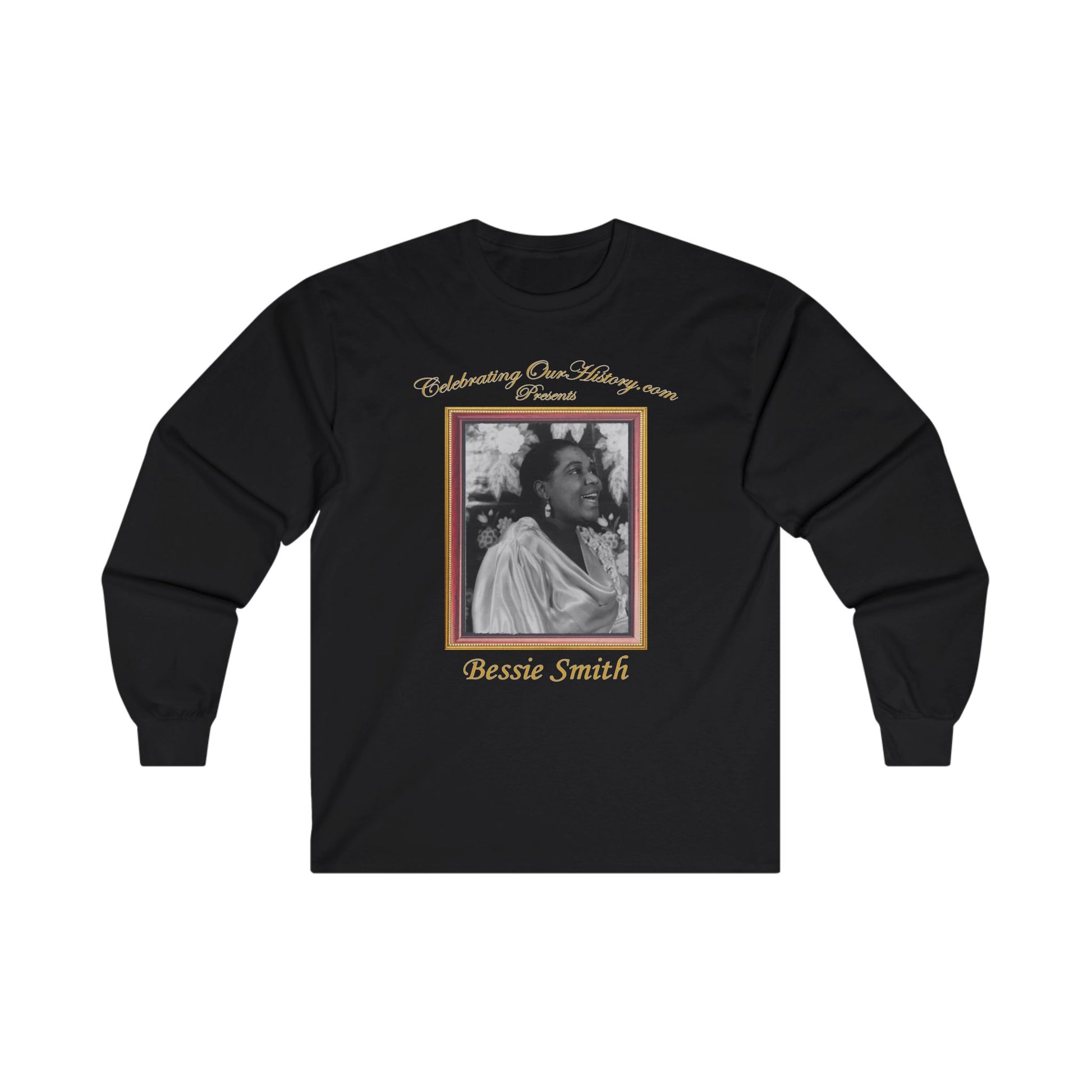 Bessie Smith - St. Louis Blues (1929) - Front and Back Printed Concert Style Long Sleeve T-Shirt