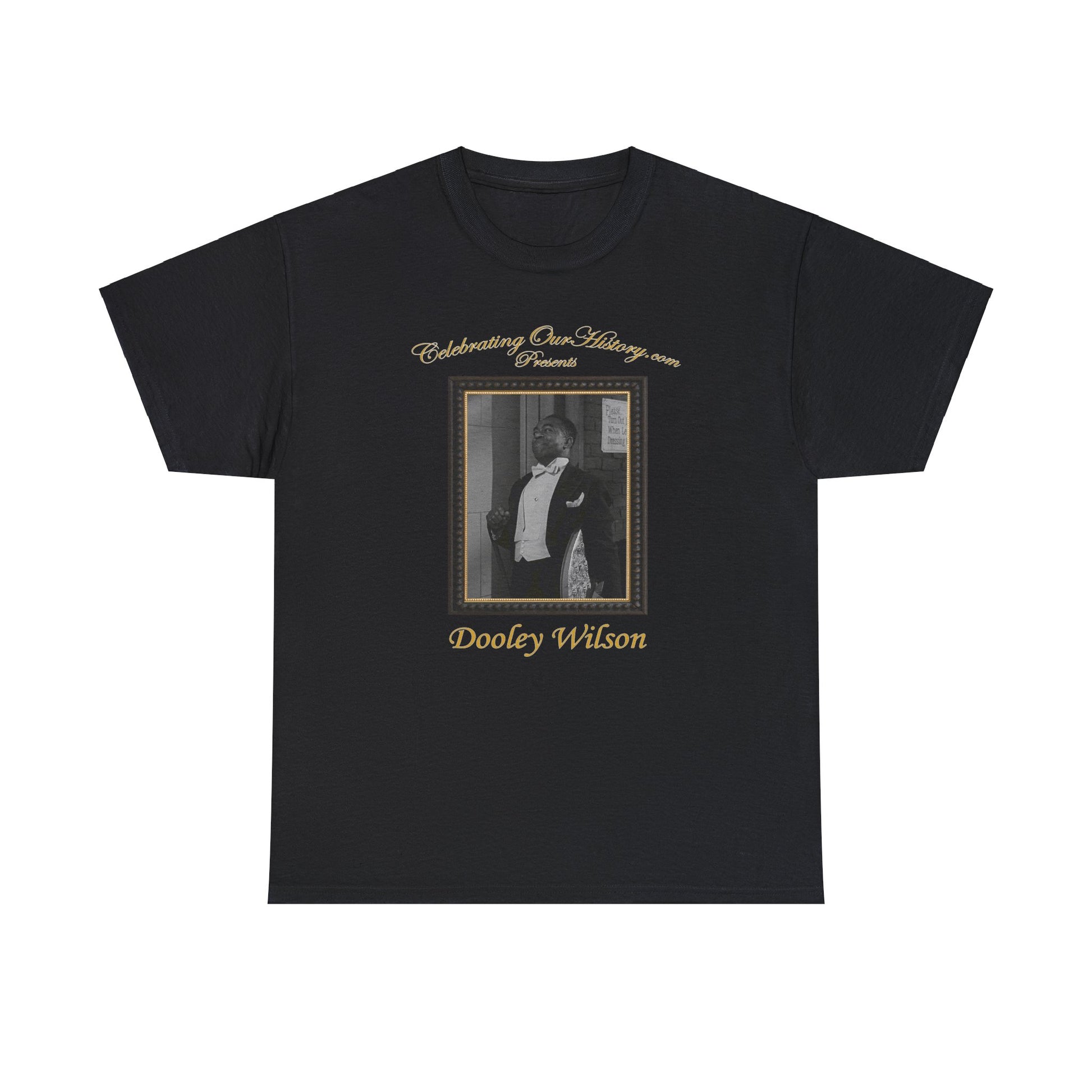 Dooley Wilson - Stormy Weather (1943) -  Front and Back Printed Concert Style T-Shirt