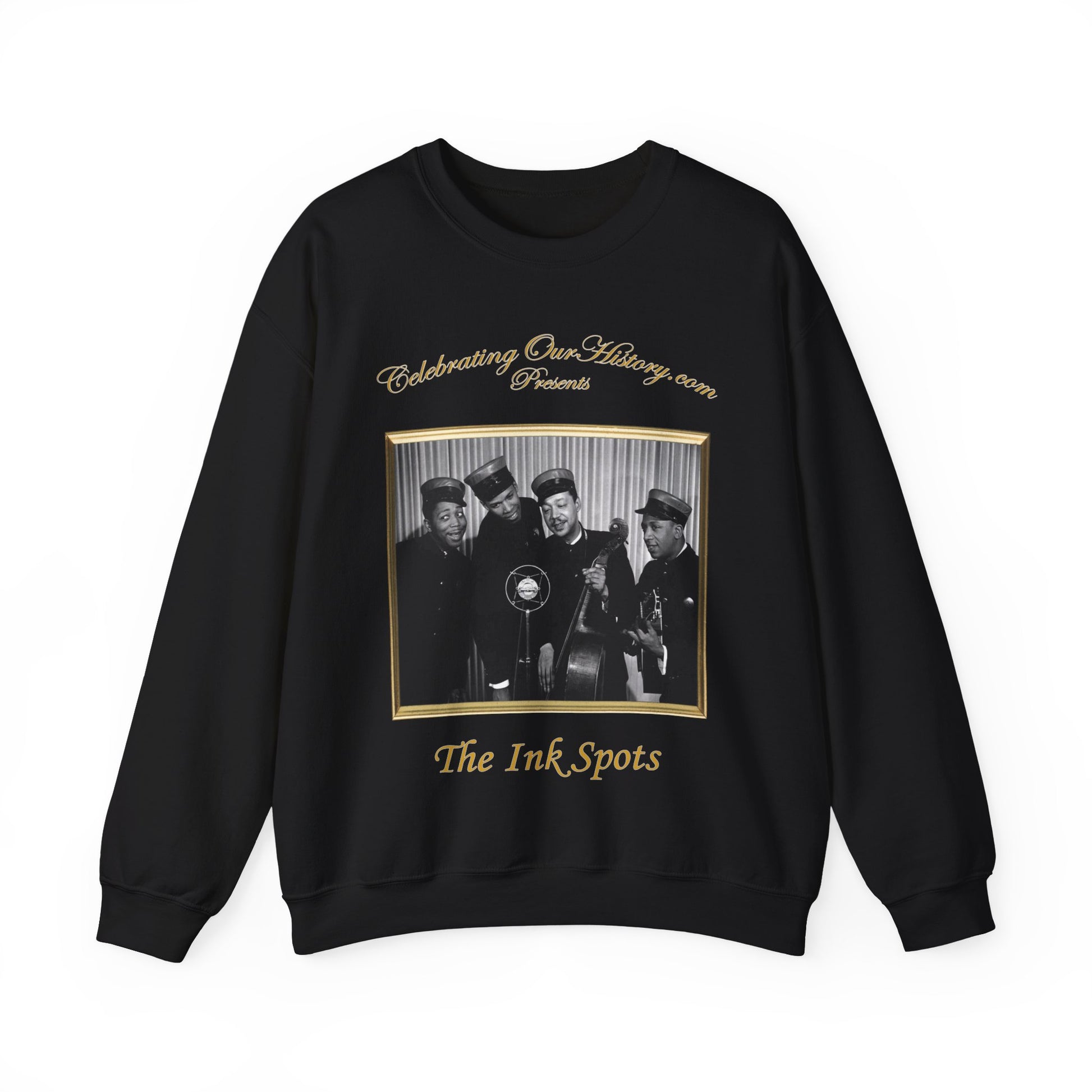 The Ink Spots - The Great American Broadcast (1941) -  Front and Back Printed Concert Style Sweatshirt