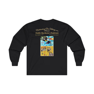 Eddie "Rochester" Anderson - Cabin in the Sky (1943) - Front and Back Printed Concert Style Long Sleeve T-Shirt