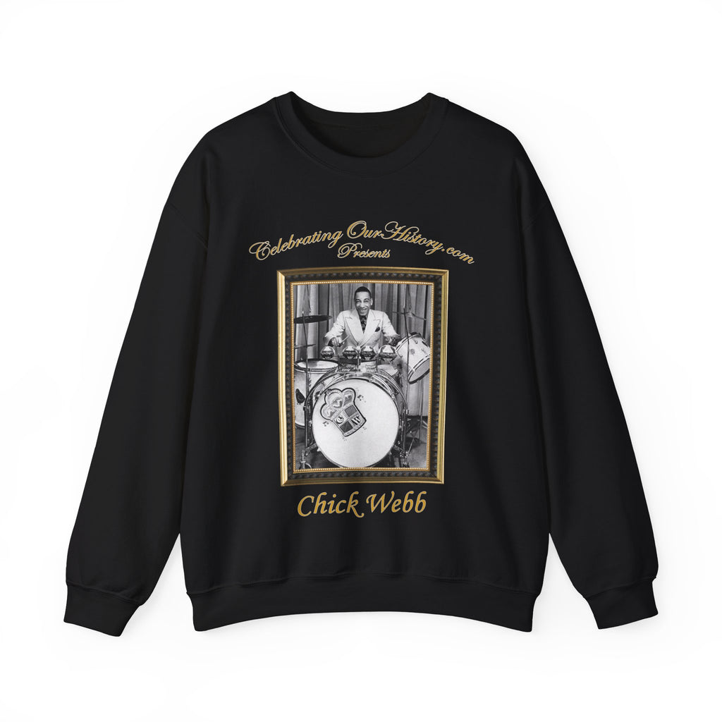 Chick Webb - Celoron Park -  Front and Back Printed Concert Style Sweatshirt