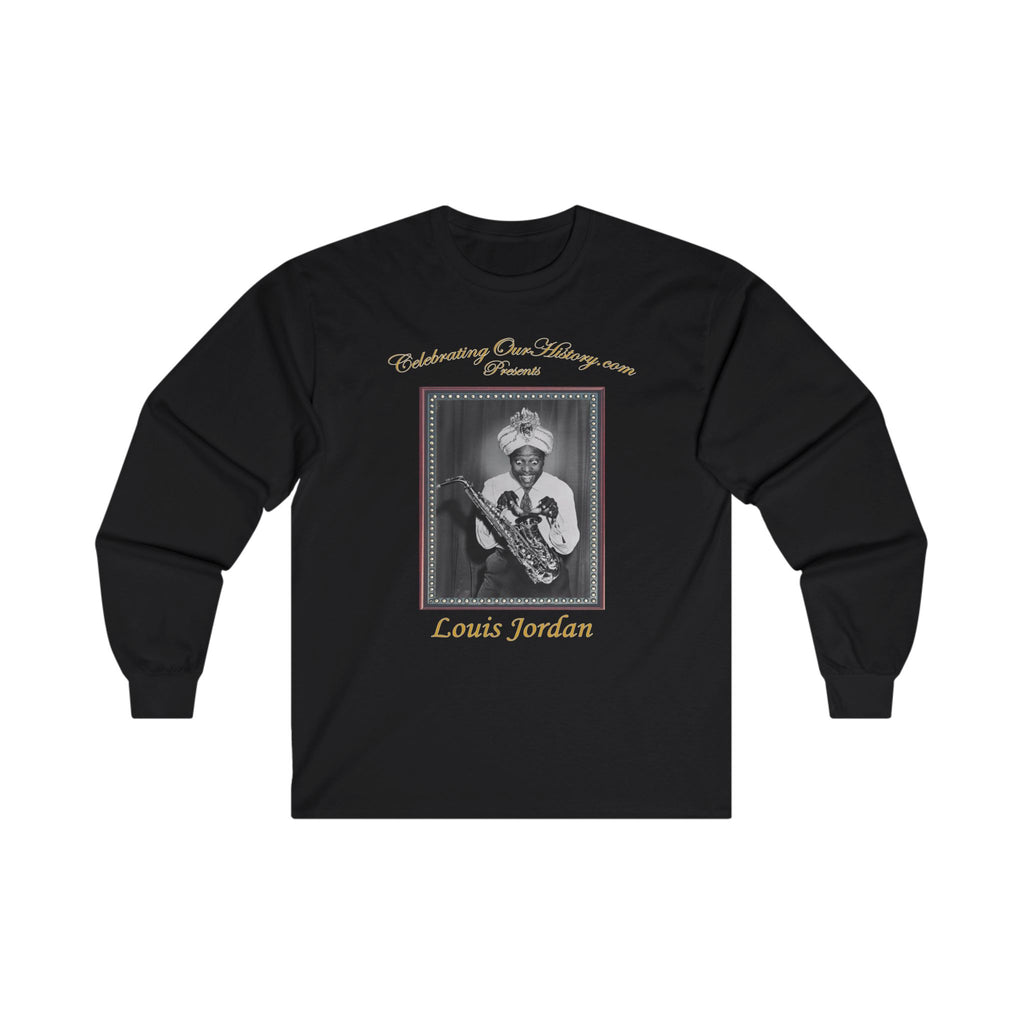 Louis Jordan - Four Movie Posters v2 - Front and Back Printed Concert Style Long Sleeve T-Shirt