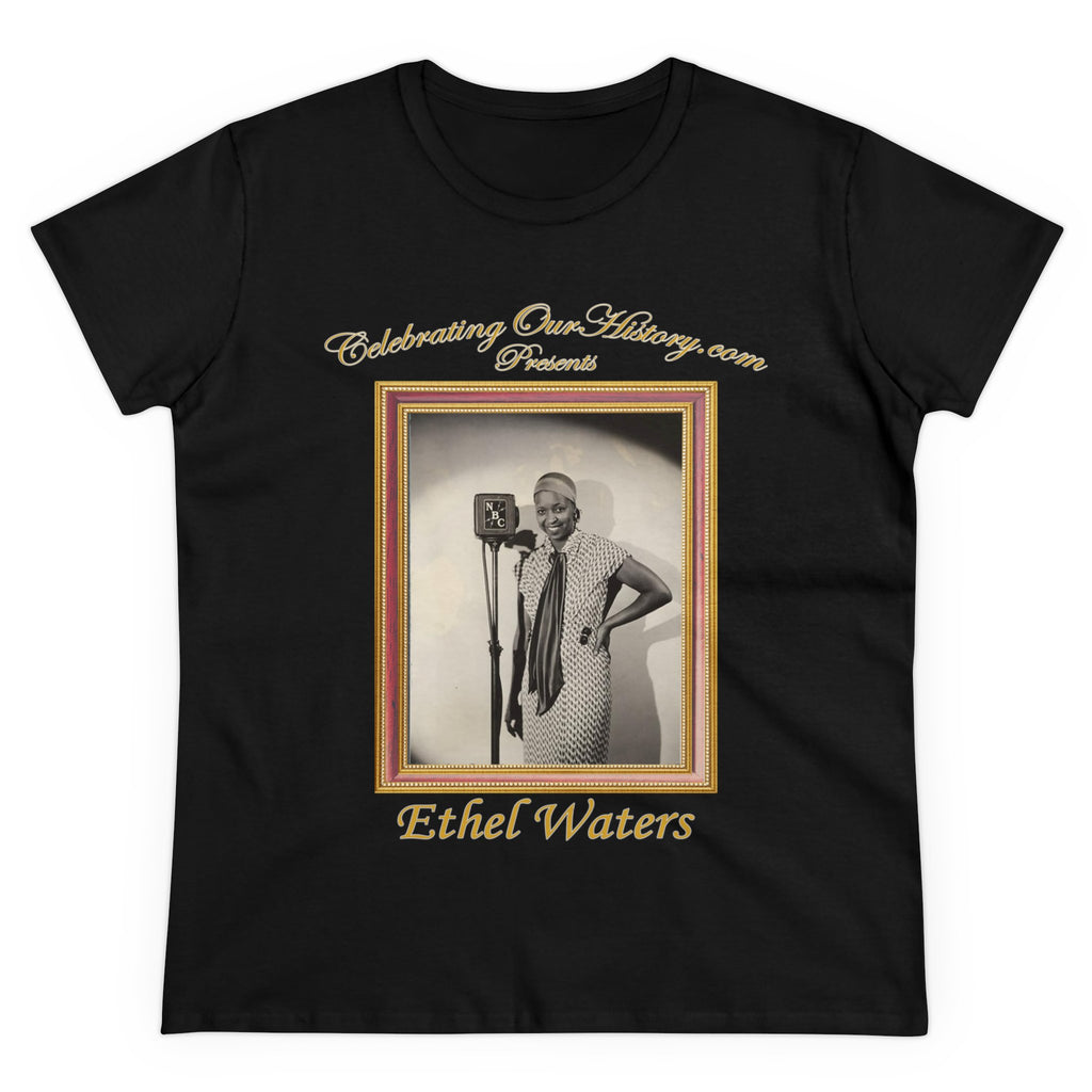 Ethel Waters - Ethel Waters Live -  Front and Back Printed Concert Style Women's T-Shirt