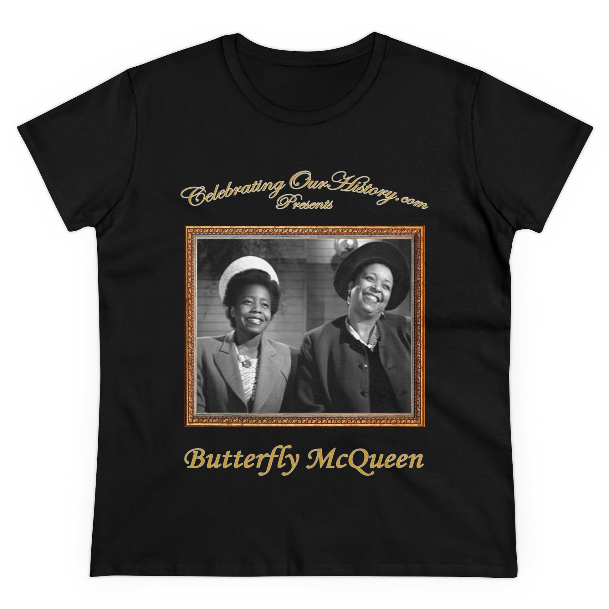 Butterfly McQueen - Cabin in the Sky (1943) -  Front and Back Printed Concert Style Women's T-Shirt