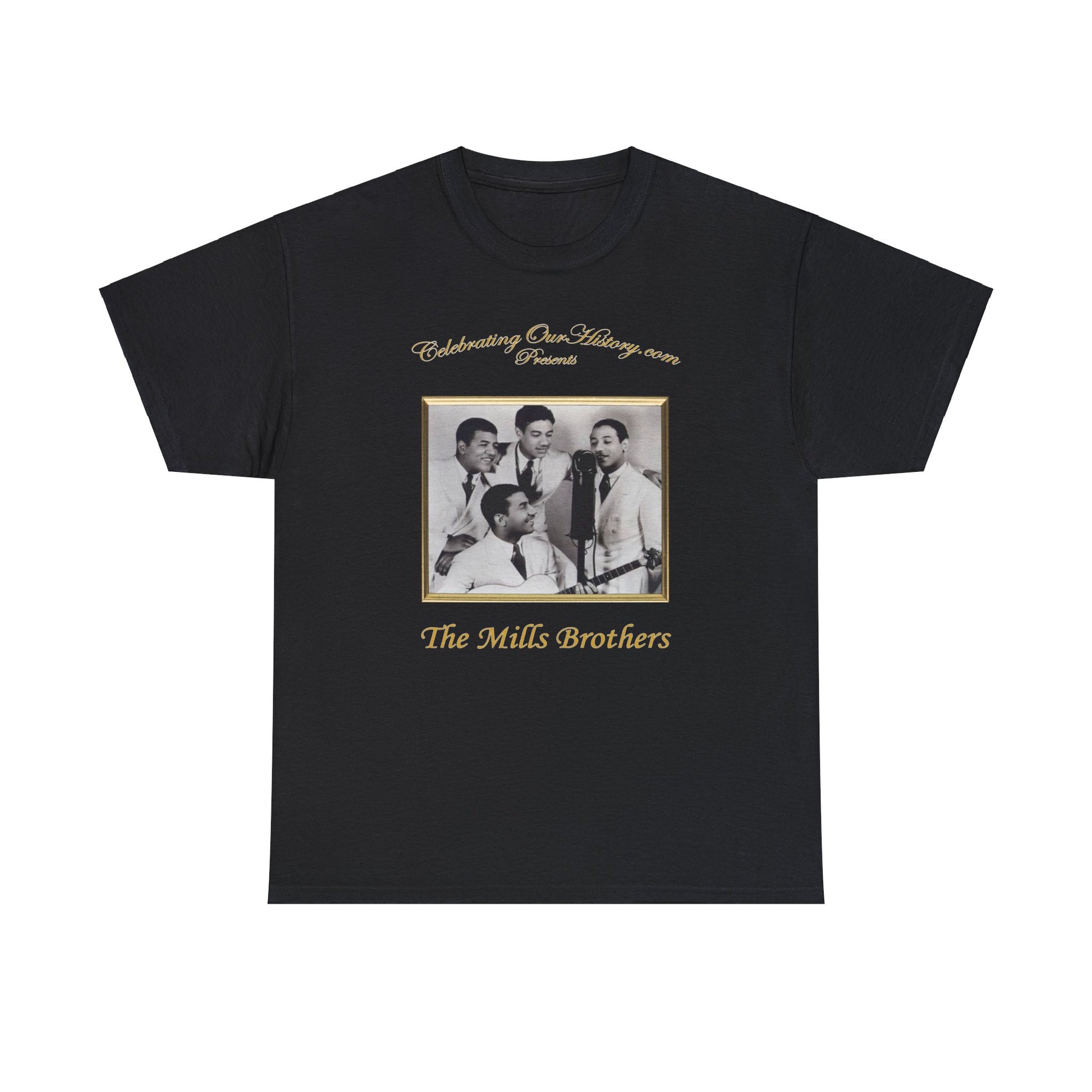 The Mills Brothers - Chronological Vol 4 -  Front and Back Printed Concert Style T-Shirt