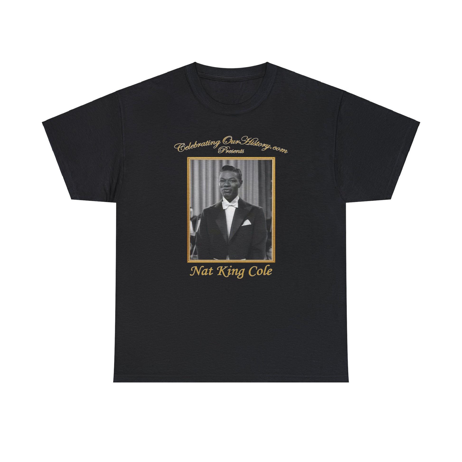 Nat King Cole - St. Louis Blues (1958) -  Front and Back Printed Concert Style T-Shirt