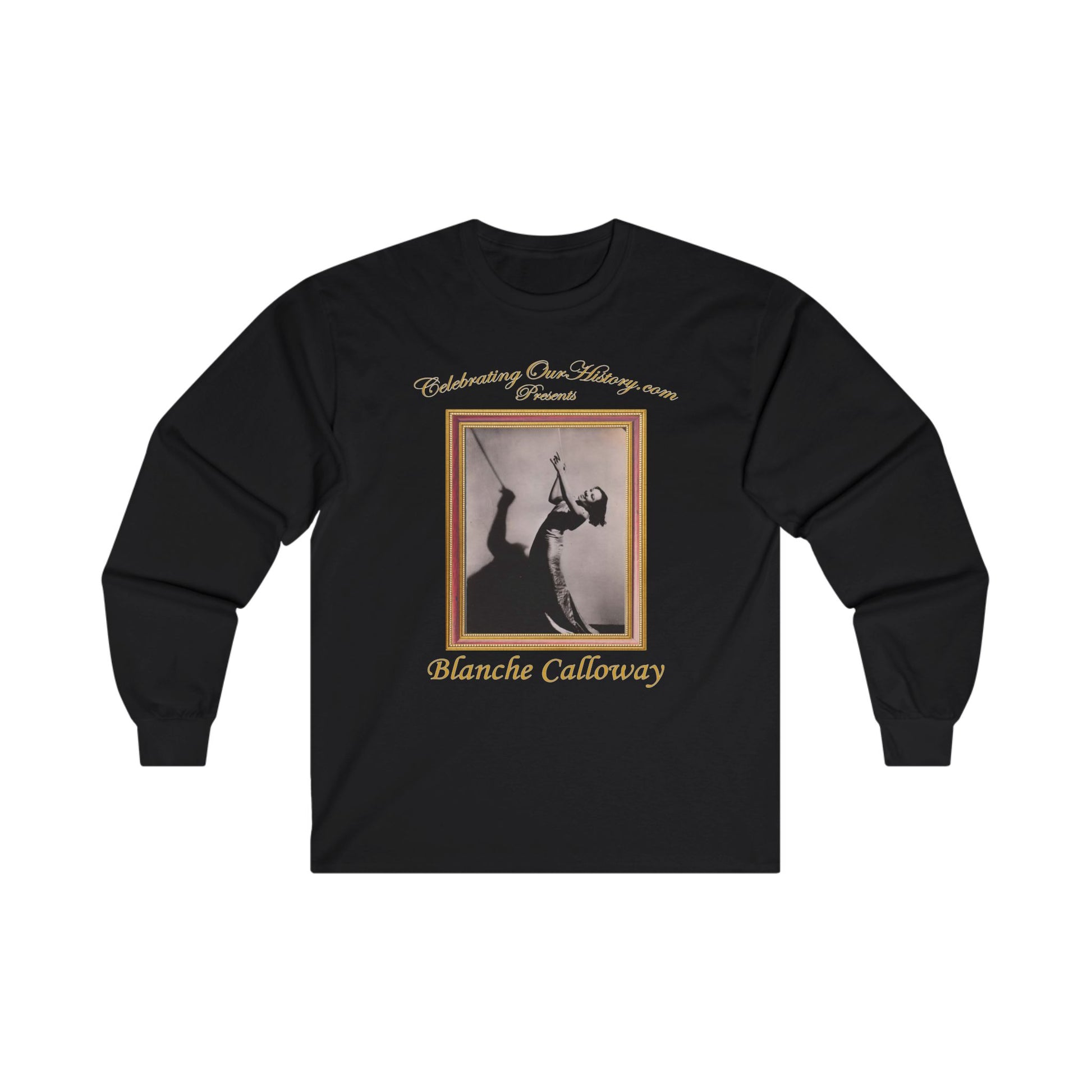 Blanche Calloway - Old Orchard Pier - Front and Back Printed Concert Style Long Sleeve T-Shirt