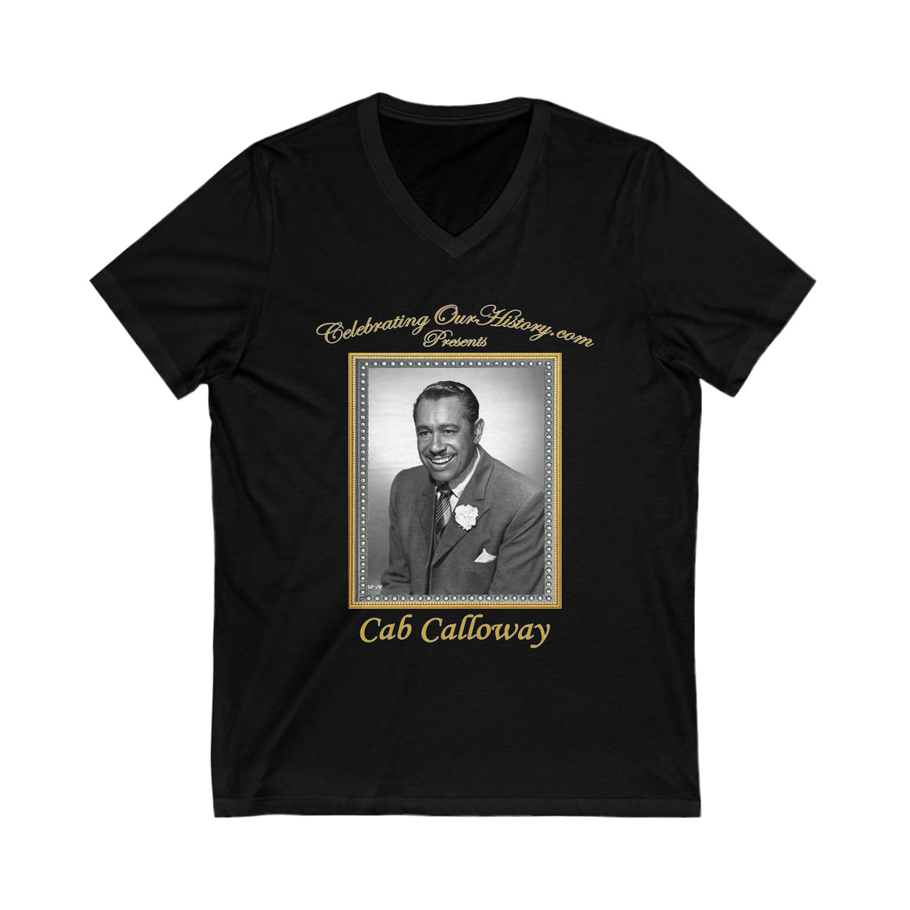 Cab Calloway - St. Louis Blues (1958) - Front and Back Printed Concert Style V-Neck T-Shirt