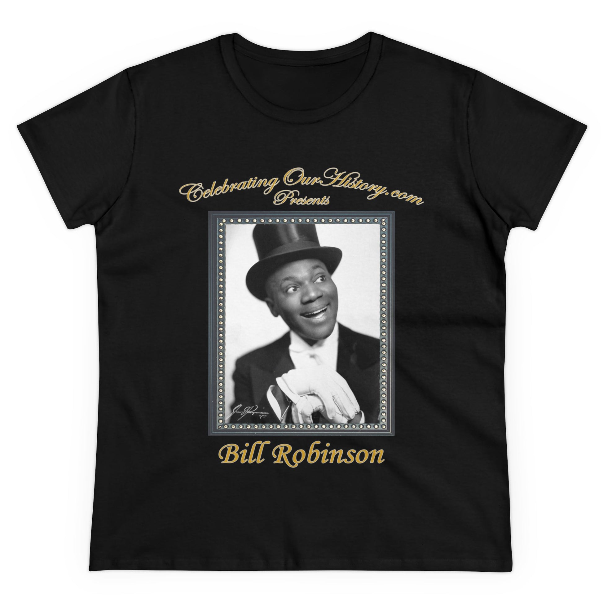 Bill Robinson - Stormy Weather (1943) v2 -  Front and Back Printed Concert Style Women's T-Shirt
