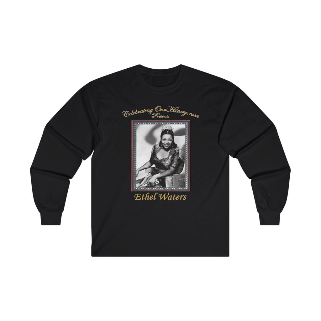 Ethel Waters - Cabin in the Sky (1943) - Front and Back Printed Concert Style Long Sleeve T-Shirt