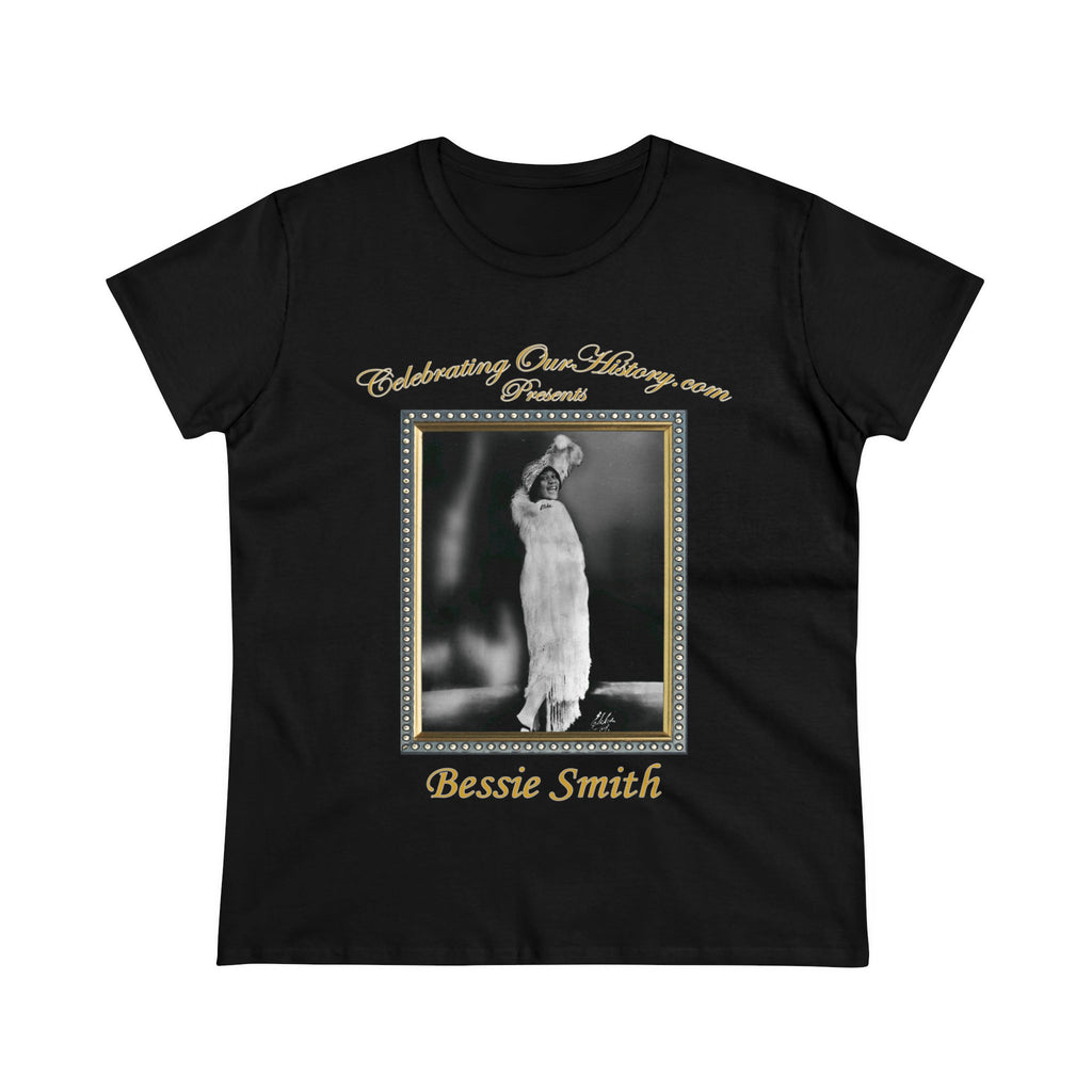 Bessie Smith - Nine Albums -  Front and Back Printed Concert Style Women's T-Shirt