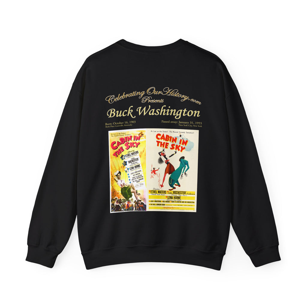 Buck Washington - Cabin in the Sky (1943) -  Front and Back Printed Concert Style Sweatshirt