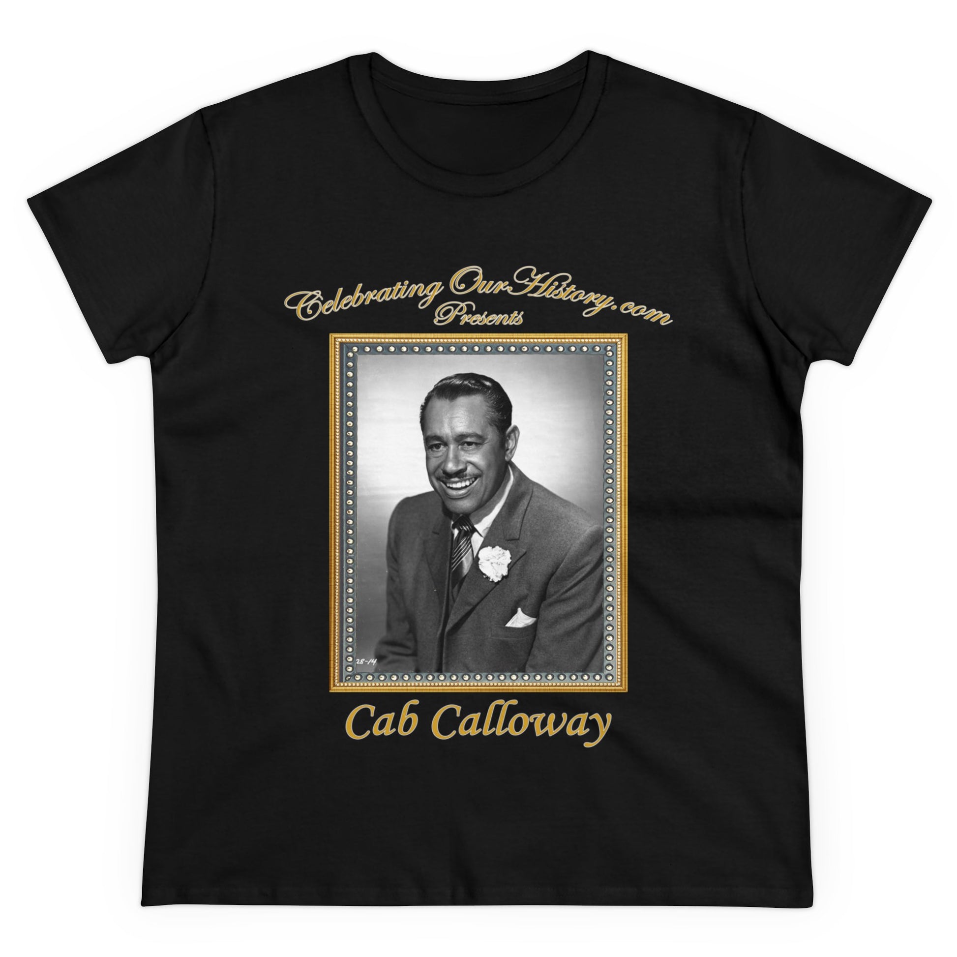 Cab Calloway - St. Louis Blues (1958) -  Front and Back Printed Concert Style Women's T-Shirt