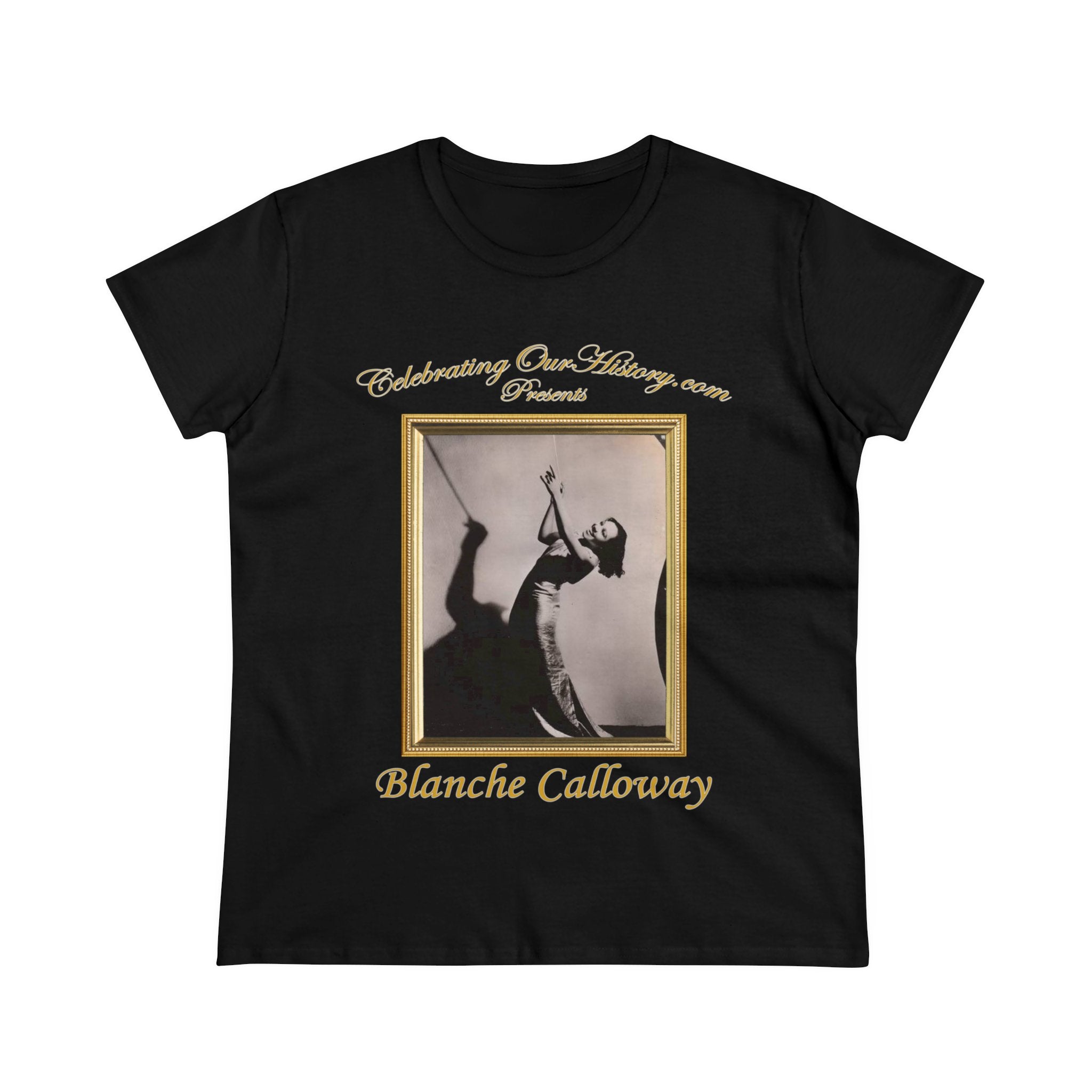Blanche Calloway - Old Orchard Pier -  Front and Back Printed Concert Style Women's T-Shirt