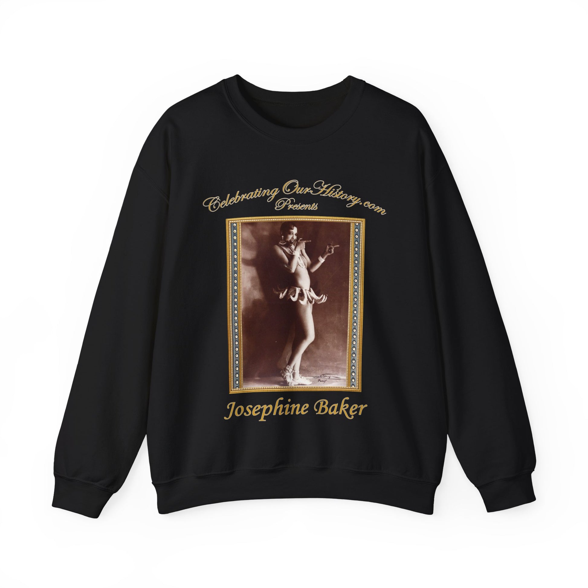 Josephine Baker - J'ai Deux Amours -  Front and Back Printed Concert Style Sweatshirt