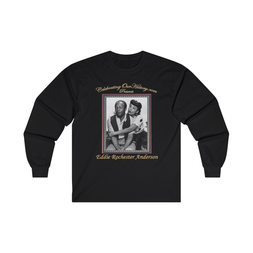 Eddie "Rochester" Anderson - Cabin in the Sky (1943) - Front and Back Printed Concert Style Long Sleeve T-Shirt