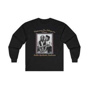 Eddie "Rochester" Anderson - Cabin in the Sky (1943) - Front and Back Printed Concert Style Long Sleeve T-Shirt