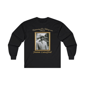 Jimmie Lunceford - Ten Records - Front and Back Printed Concert Style Long Sleeve T-Shirt