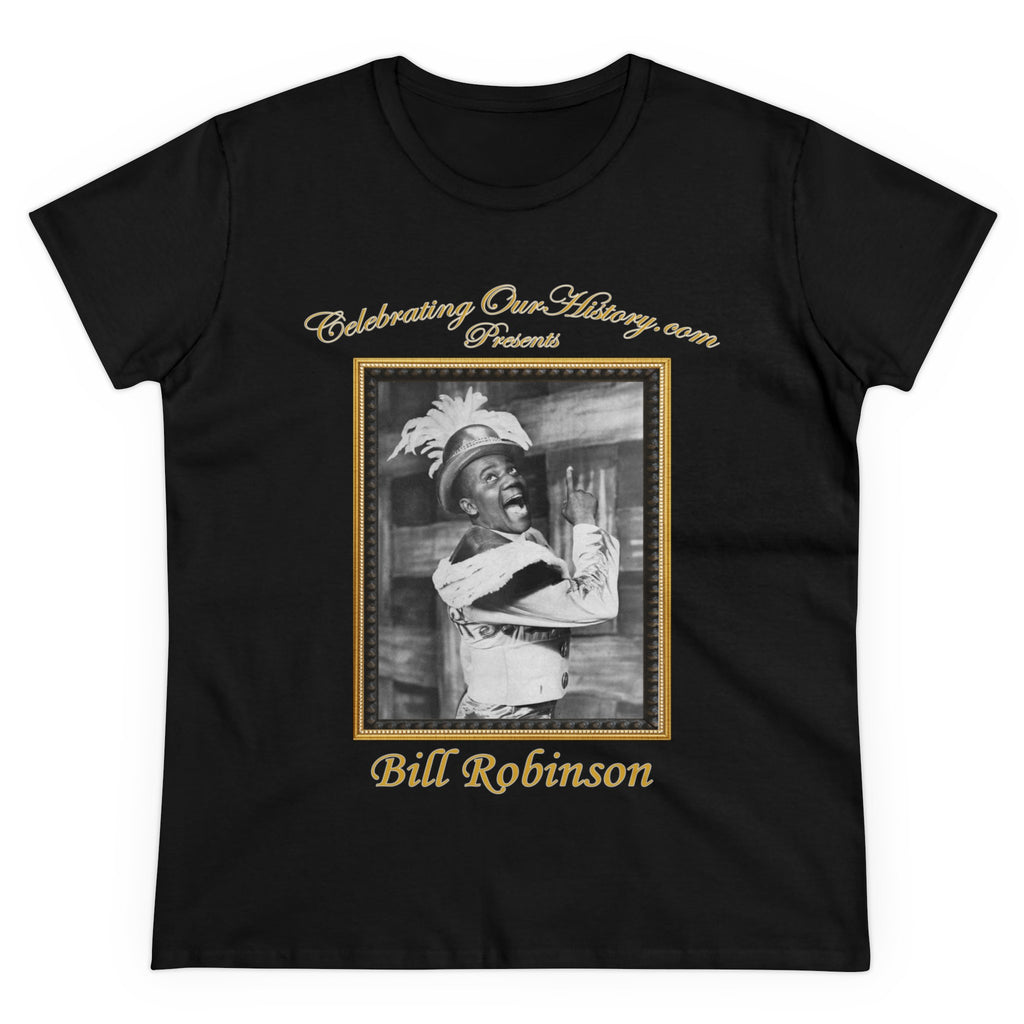 Bill Robinson - The Hot Mikado -  Front and Back Printed Concert Style Women's T-Shirt