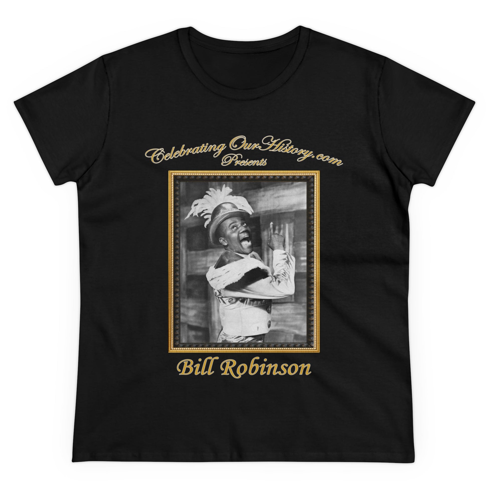 Bill Robinson - The Hot Mikado -  Front and Back Printed Concert Style Women's T-Shirt