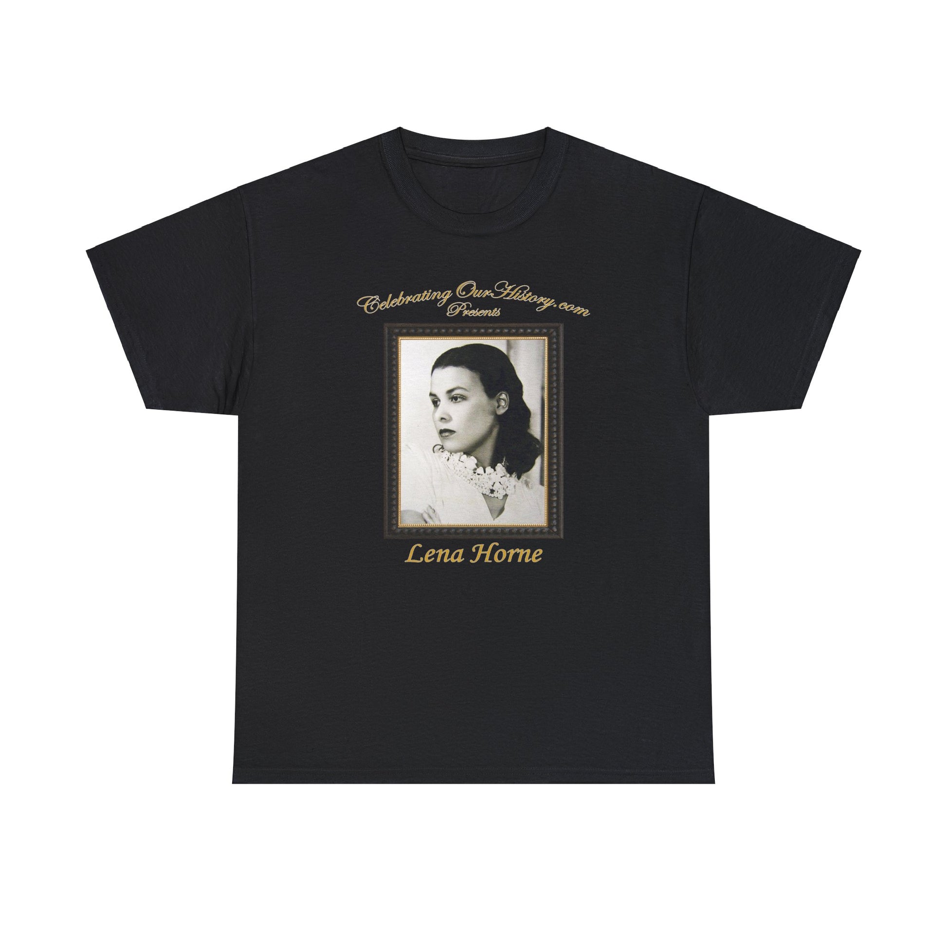 Lena Horne - Boogie Woogie Dream (1944) -  Front and Back Printed Concert Style T-Shirt