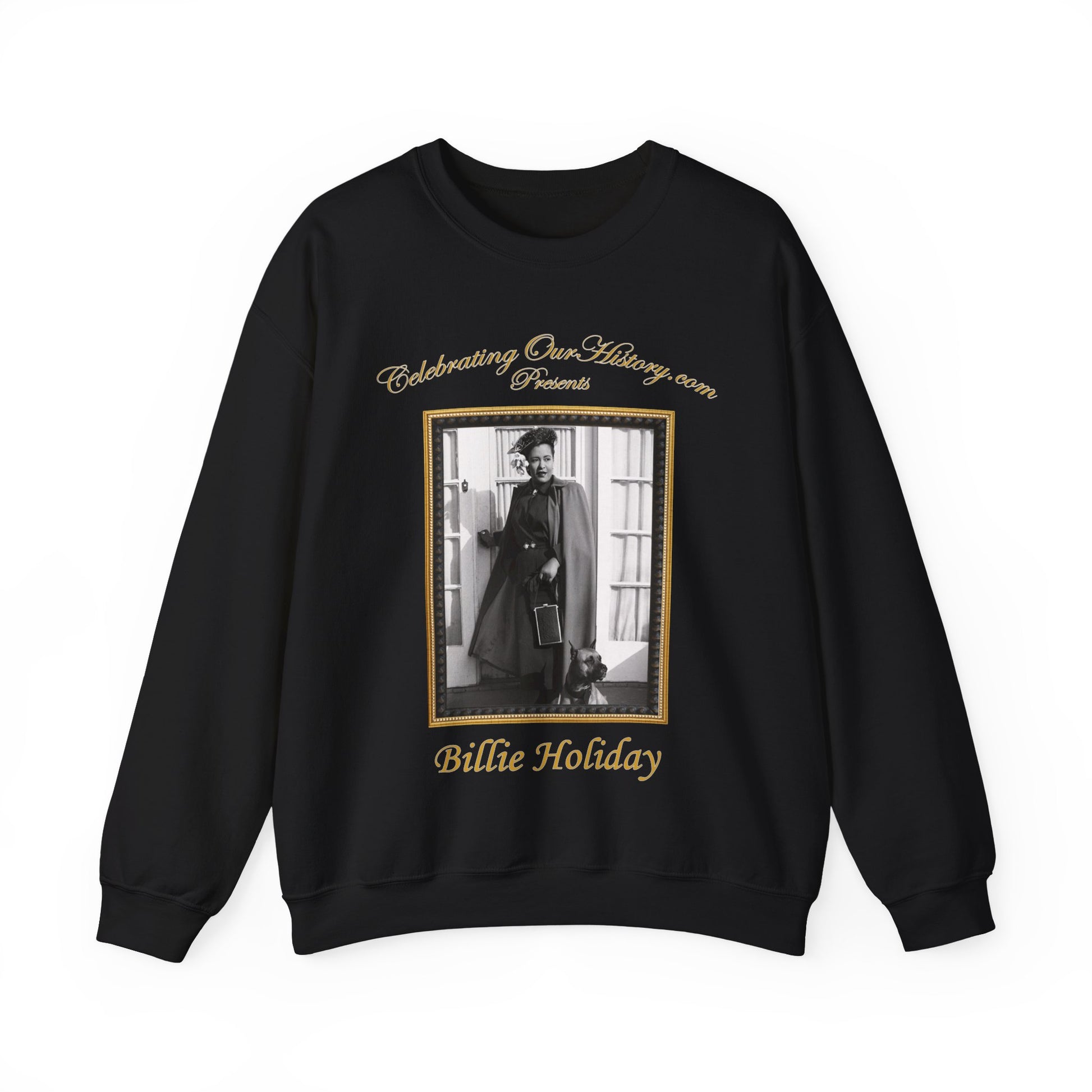 Billie Holiday - Ebony Magazine -  Front and Back Printed Concert Style Sweatshirt