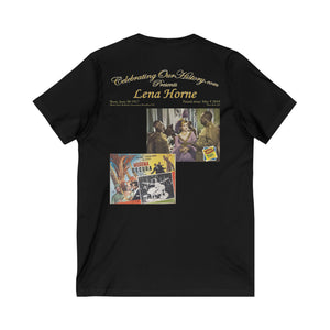 Lena Horne - Stormy Weather (1943) v2 - Front and Back Printed Concert Style V-Neck T-Shirt