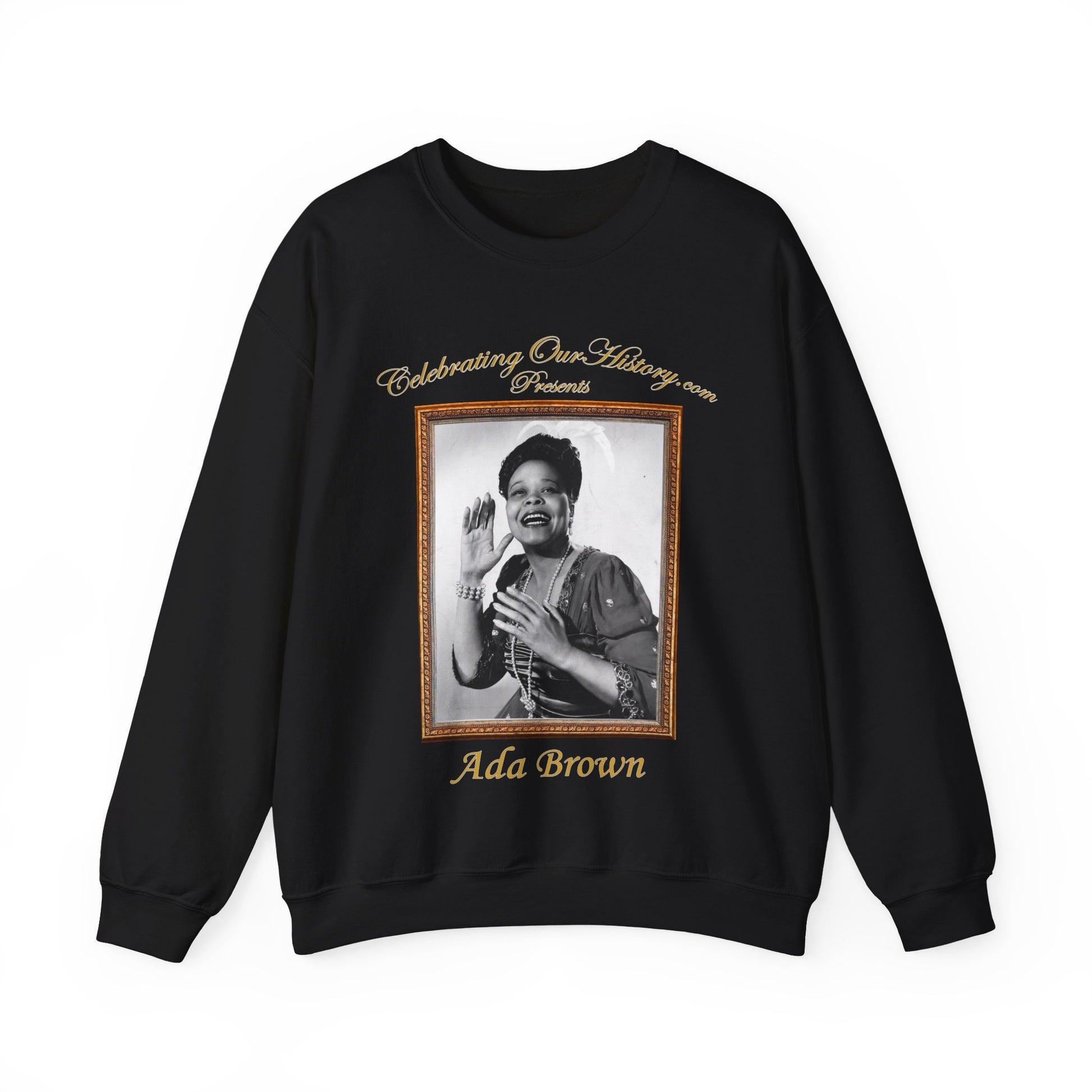 Ada Brown - Stormy Weather (1943) -  Front and Back Printed Concert Style Sweatshirt