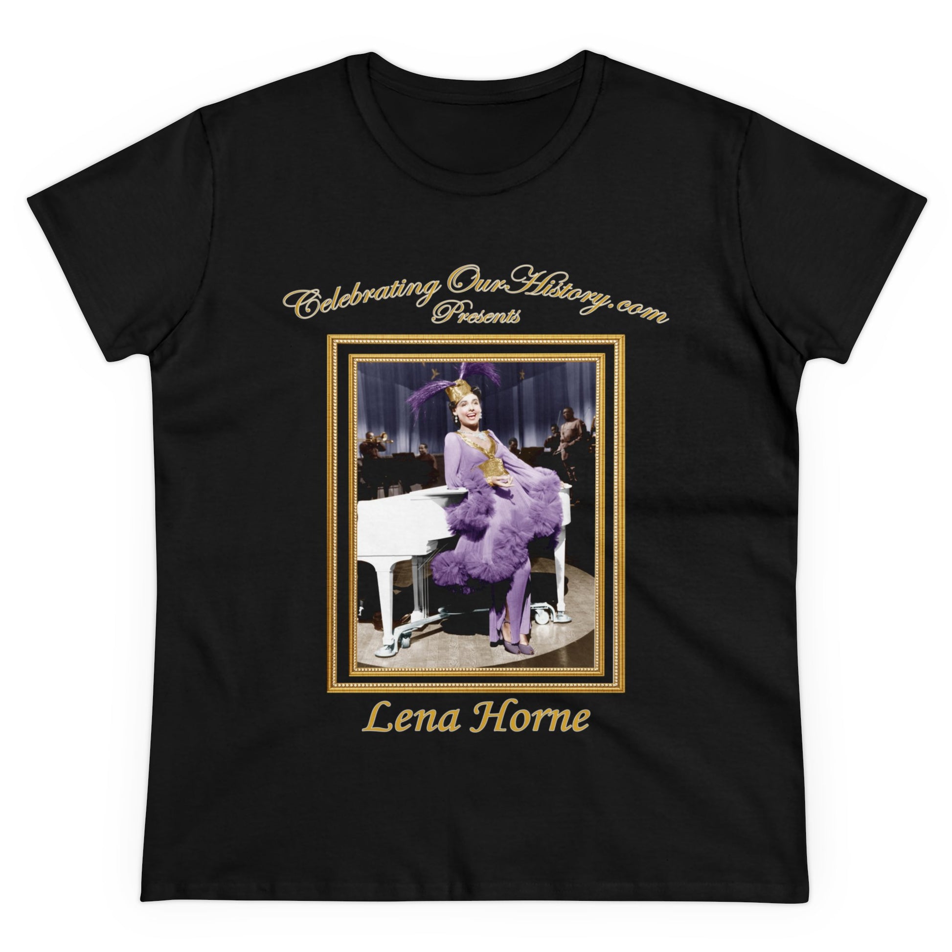 Lena Horne - Stormy Weather (1943) v2 -  Front and Back Printed Concert Style Women's T-Shirt