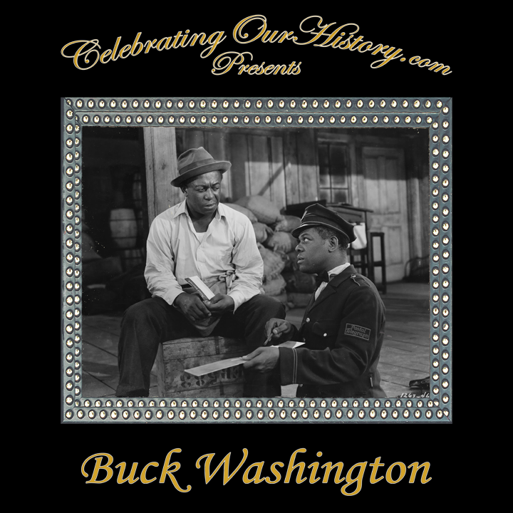 Buck Washington - Cabin in the Sky (1943) -  Front and Back Printed Concert Style T-Shirt