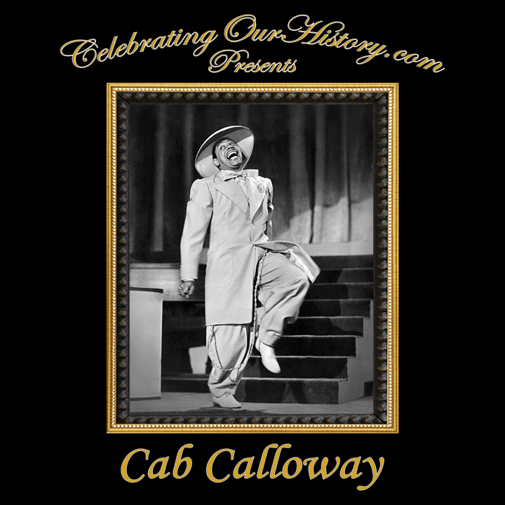 Cab Calloway - St. Louis Blues (1958) -  Front and Back Printed Concert Style T-Shirt