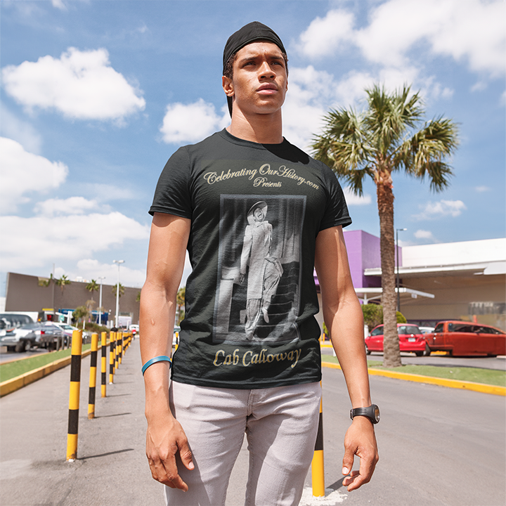 Cab Calloway - St. Louis Blues (1958) -  Front and Back Printed Concert Style T-Shirt