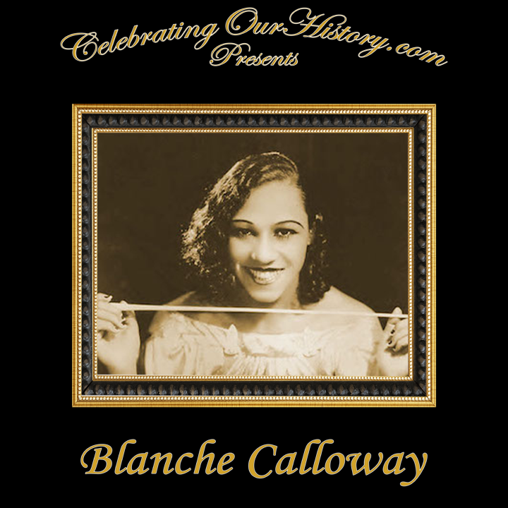 Blanche Calloway - Apollo -  Front and Back Printed Concert Style T-Shirt