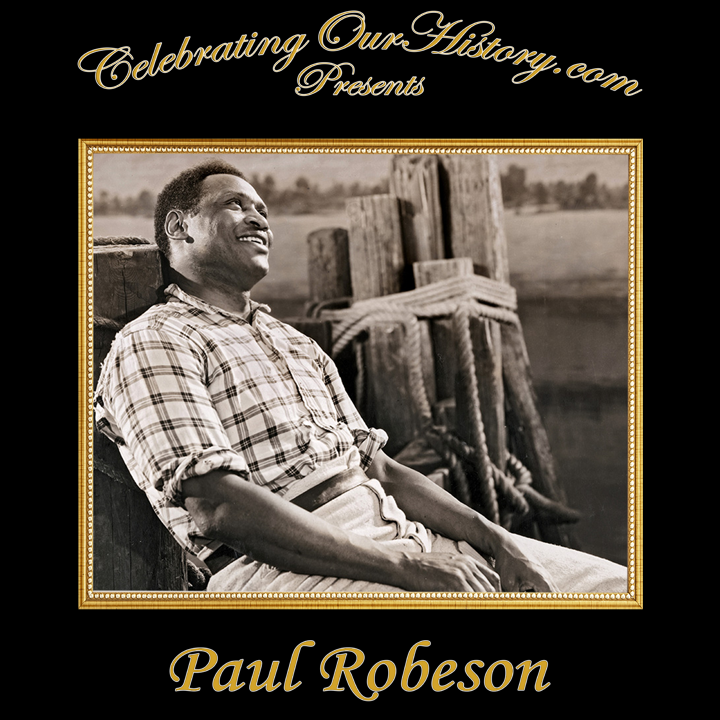 Paul Robeson - Show Boat (1936) -  Front and Back Printed Concert Style T-Shirt