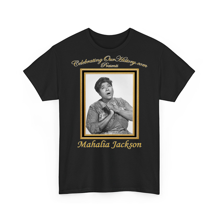 Mahalia Jackson - St. Louis Blues (1958) -  Front and Back Printed Concert Style T-Shirt