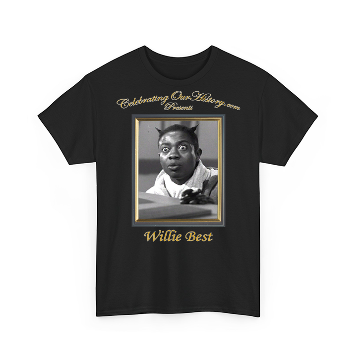 Willie Best - Cabin in the Sky (1943) -  Front and Back Printed Concert Style T-Shirt