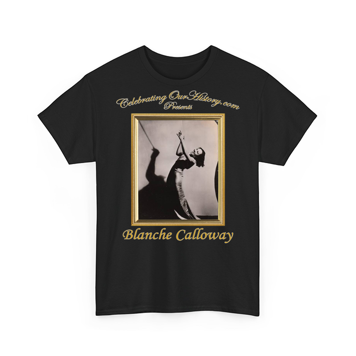 Blanche Calloway - Old Orchard Pier -  Front and Back Printed Concert Style T-Shirt