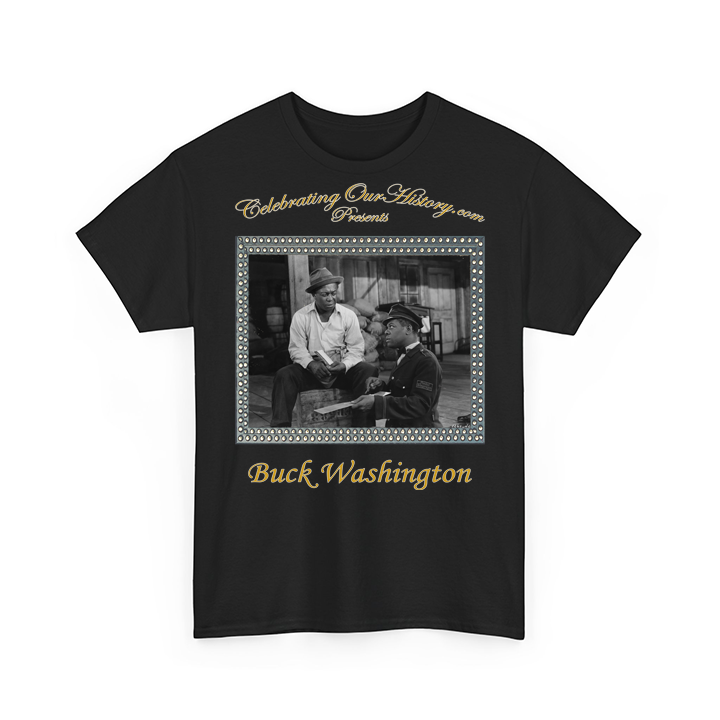 Buck Washington - Cabin in the Sky (1943) -  Front and Back Printed Concert Style T-Shirt
