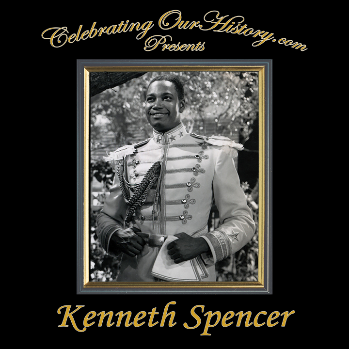 Kenneth Spencer - Cabin in the Sky (1943) -  Front and Back Printed Concert Style T-Shirt