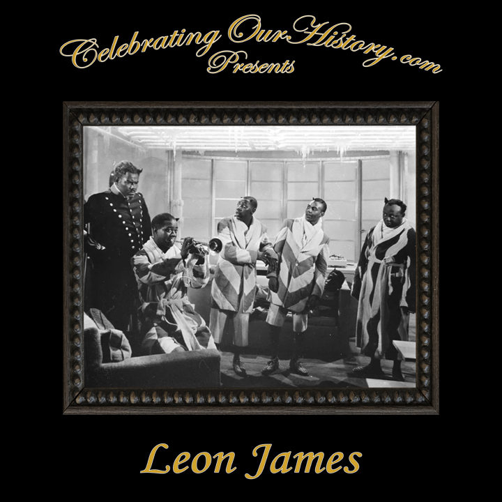 Leon James - Cabin in the Sky (1943) -  Front and Back Printed Concert Style T-Shirt