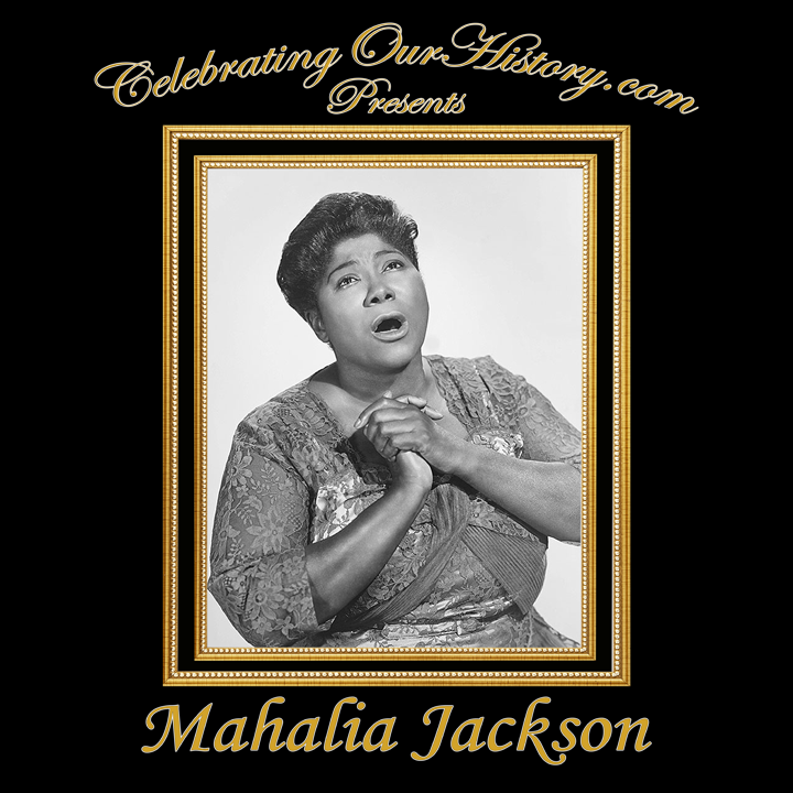 Mahalia Jackson - St. Louis Blues (1958) -  Front and Back Printed Concert Style T-Shirt
